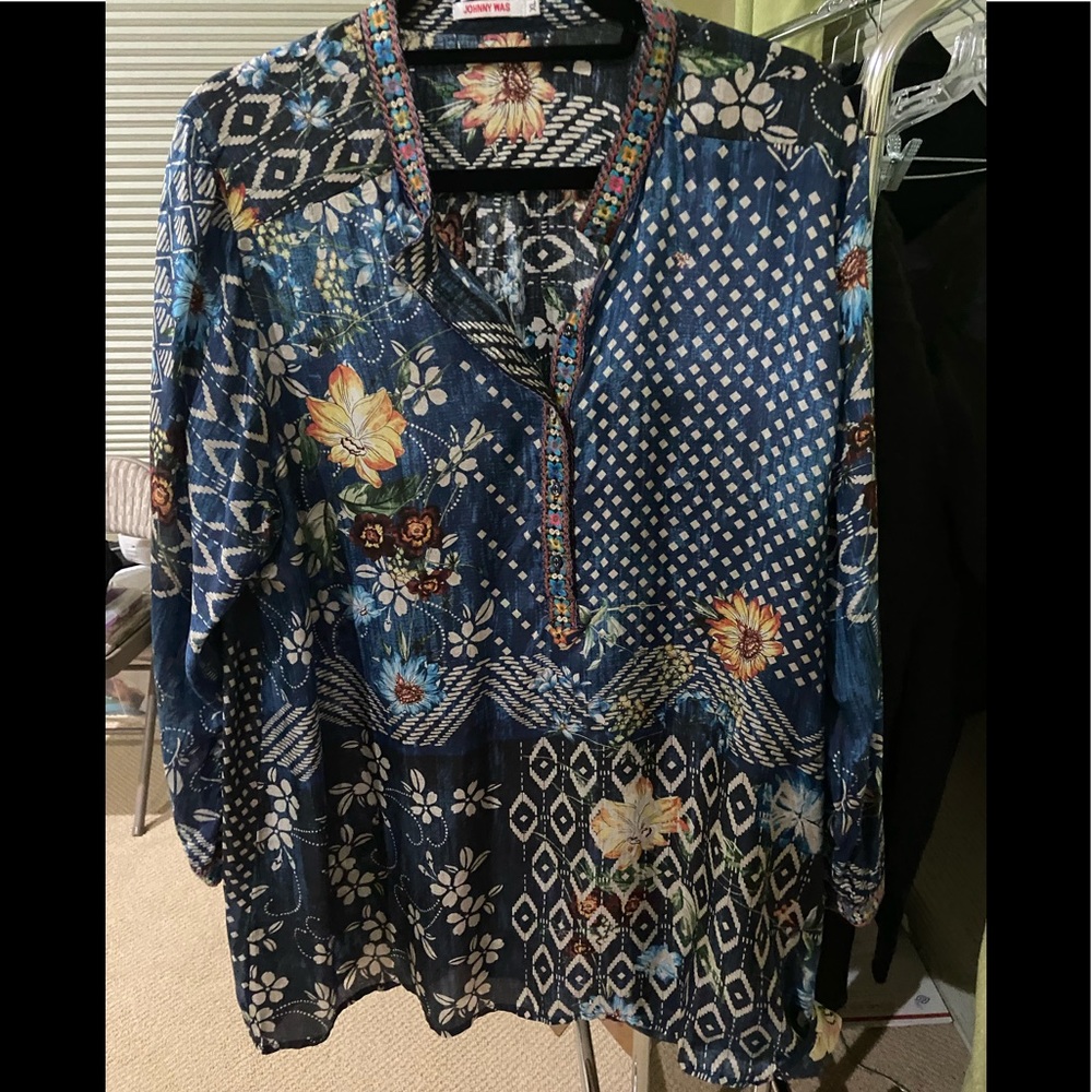 Johnny WAS blouse